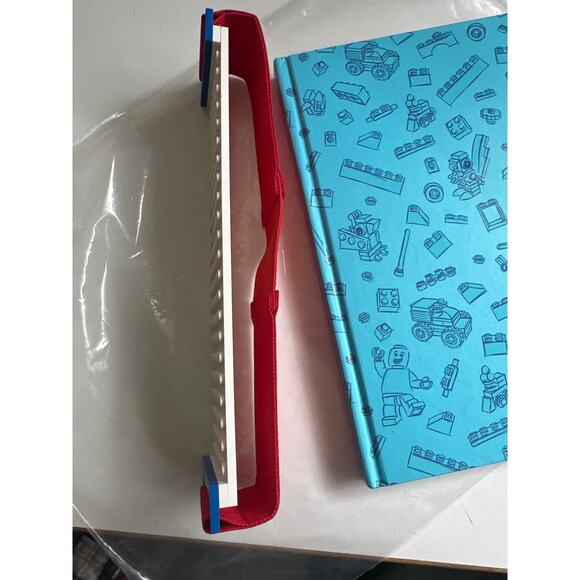LEGO Hardcover Journal Stationery with Band Blue Building Bricks adaptable book - Picture 3 of 12